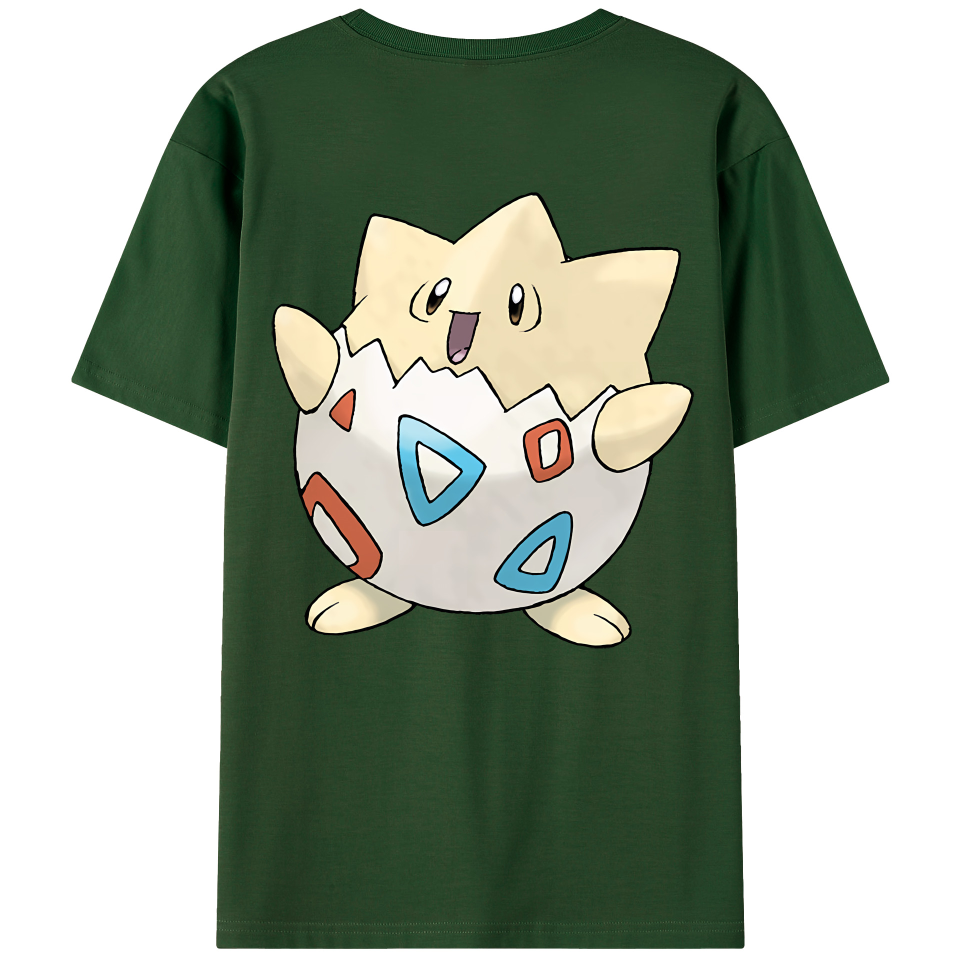 （画像用） ポケットモンスター Pokémon 綿100％半袖Tシャツ（背面プリント）